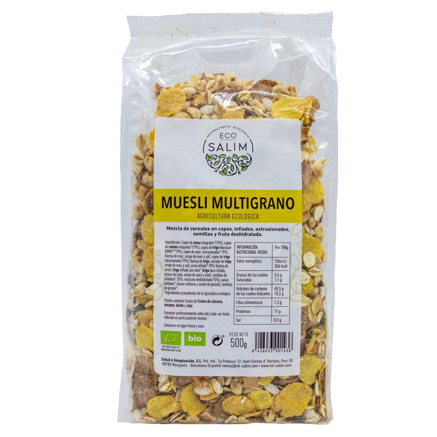 Bio Muesli Multigrão 500 gr | Eco Salim