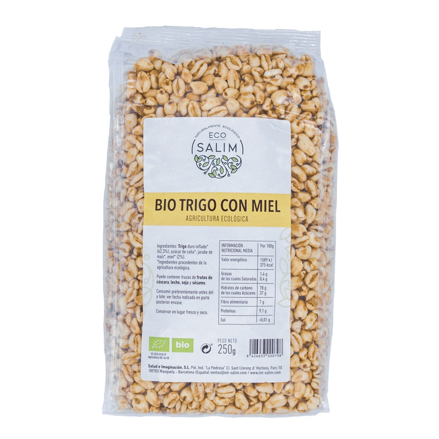 Trigo Tufado com Mel 250 gr | Eco Salim