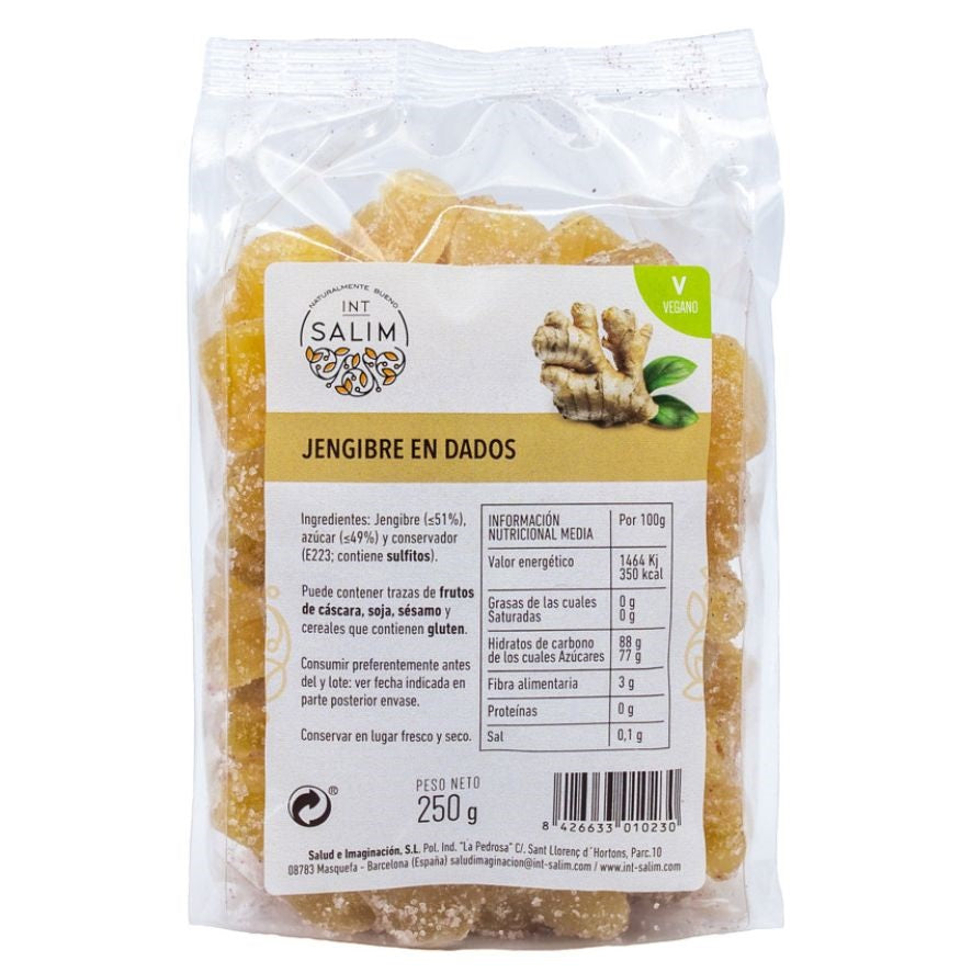 Jengibre en Dados 250 gr | Int Salim - Dietetica Ferrer