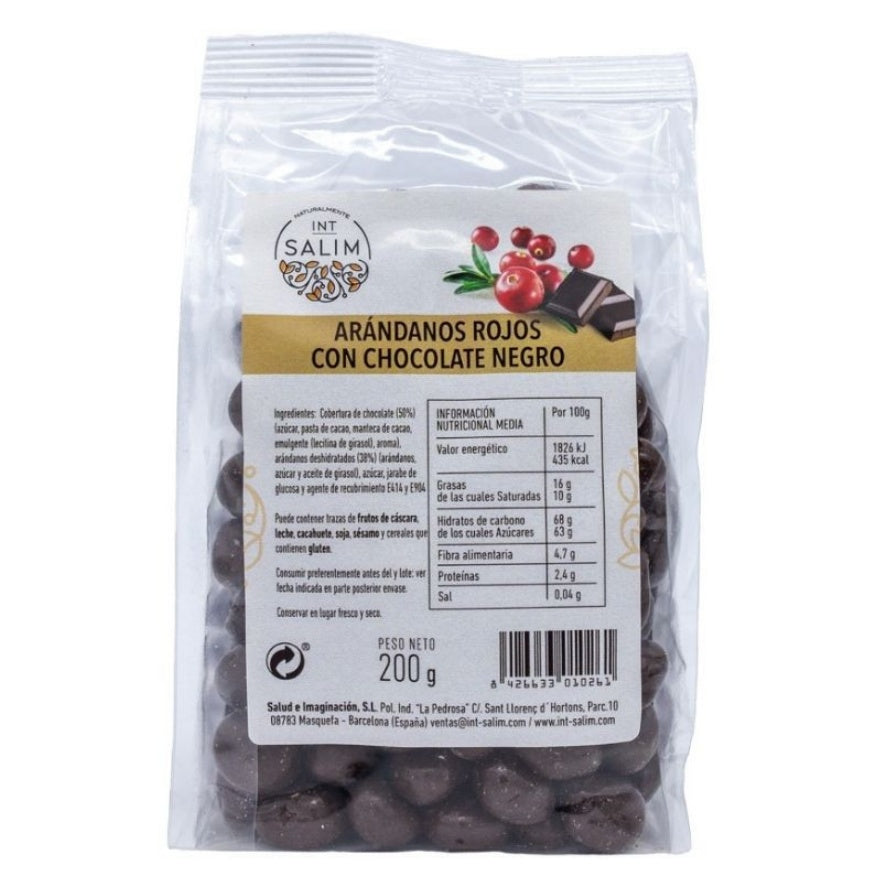 Arandano Rojo con Chocolate 200 gr | Int Salim