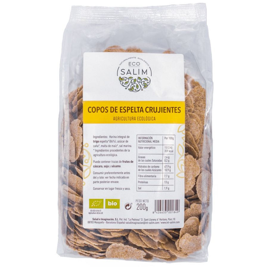 Flocos de Espelta Crocantes 200 gr | Eco Salim