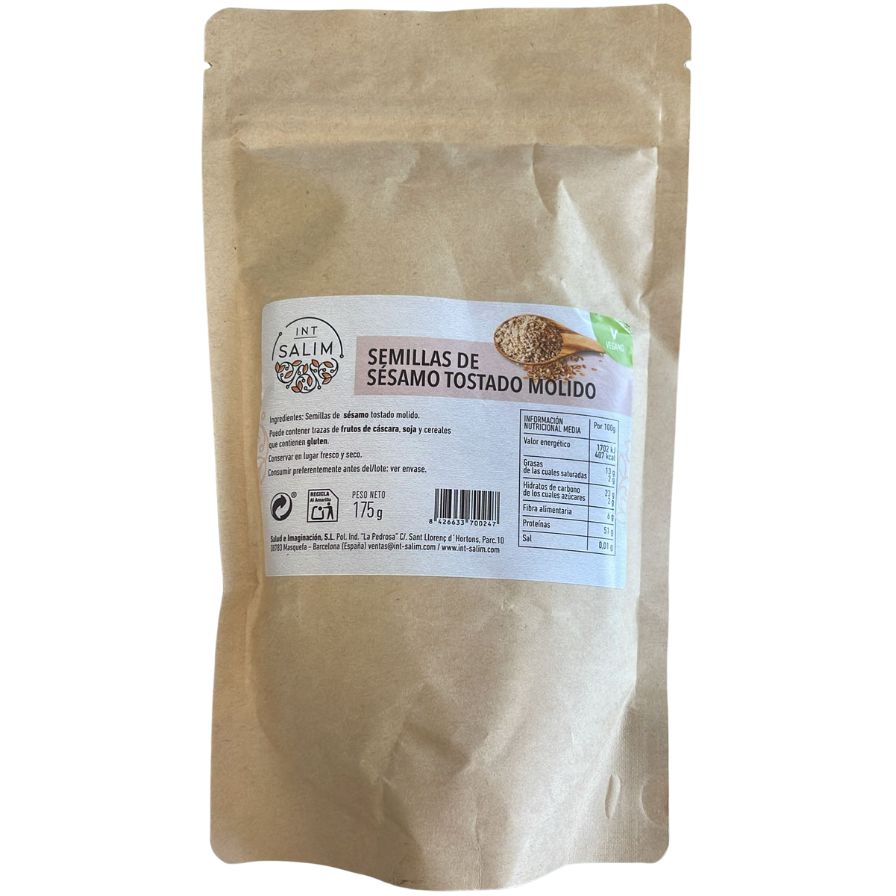 Semillas de Sesamo Tostado Molido 175 gr | Int Salim