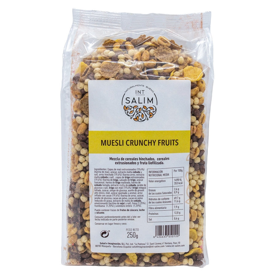Muesli Crunchy Fruits 250 gr | Int Salim