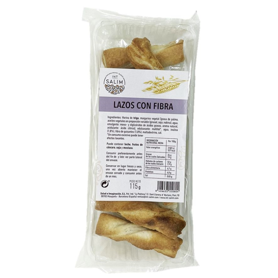 Lazos Integrales con Fibra 115 gr | Int Salim - Dietetica Ferrer