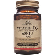 Vitamina D3 600 Ui 15 µg Colecalciferol 60 Capsulas | Solgar - Dietetica Ferrer