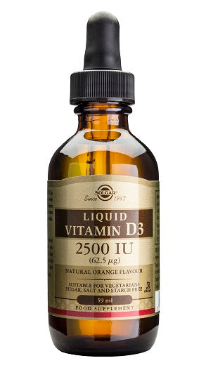 Vitamina D3 Liquida 2500 Ui (625 µg) | Solgar - Dietetica Ferrer