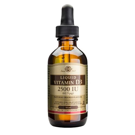 Vitamina D3 Liquida 2500 Ui (625 µg) | Solgar - Dietetica Ferrer