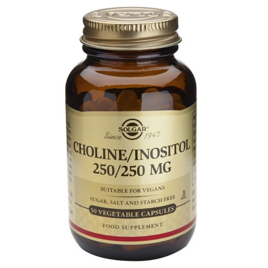 Choline Inositol 250 Mg 50 Capsulas | Solgar - Dietetica Ferrer