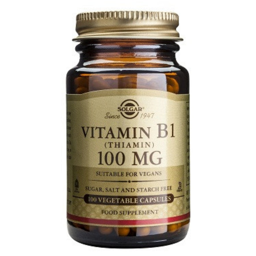 Vitamina B1 100 Mg (Tiamina) 100 Capsulas | Solgar - Dietetica Ferrer