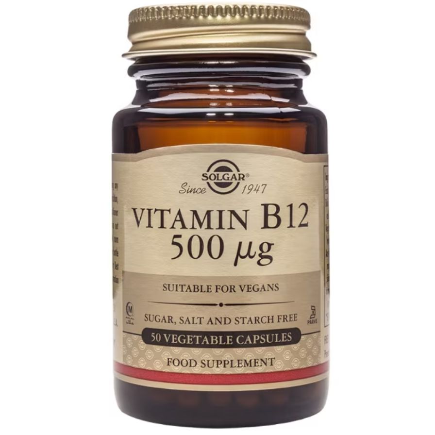 Vitamin B12 500 µg 50 Capsulas | Solgar - Dietetica Ferrer