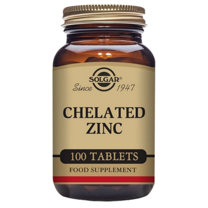 Zinco Quelatado 100 Comprimidos | Solgar