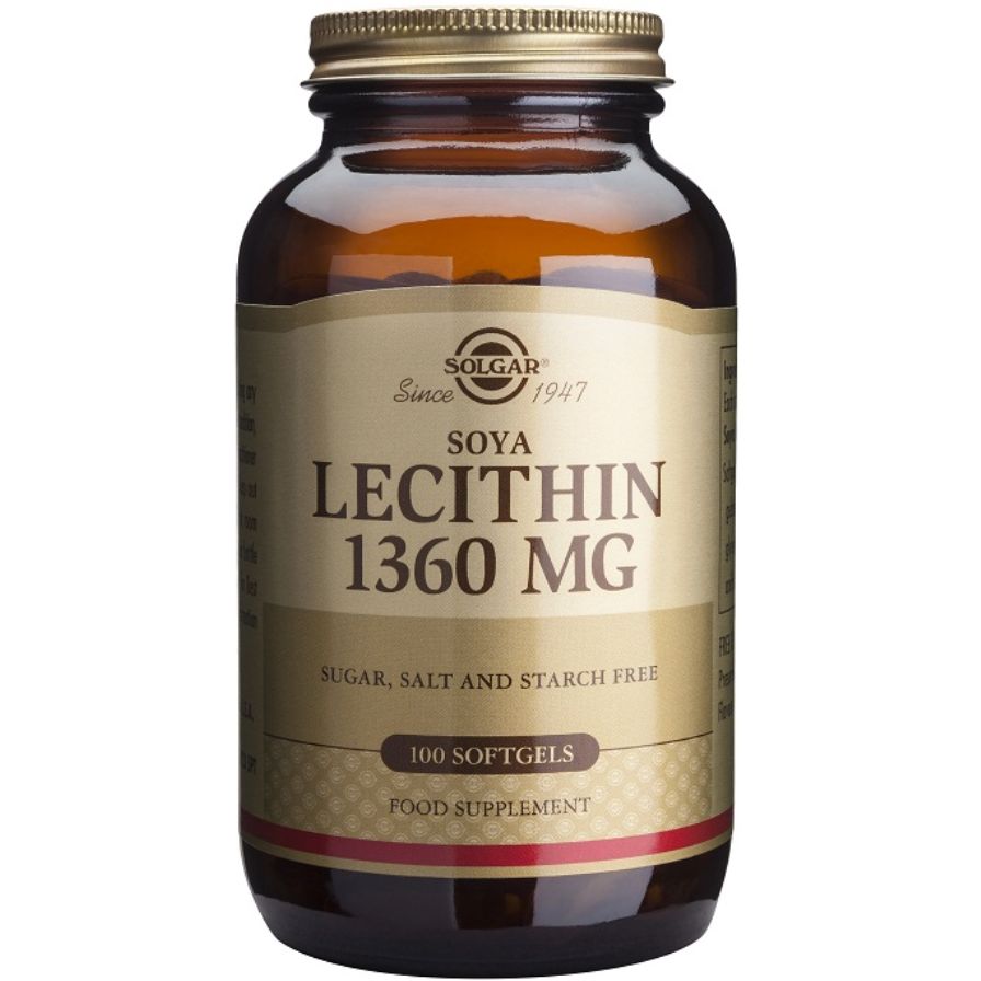 Lecitina de Soja 1360 Mg 100 cápsulas | Solgar - Dietetica Ferrer