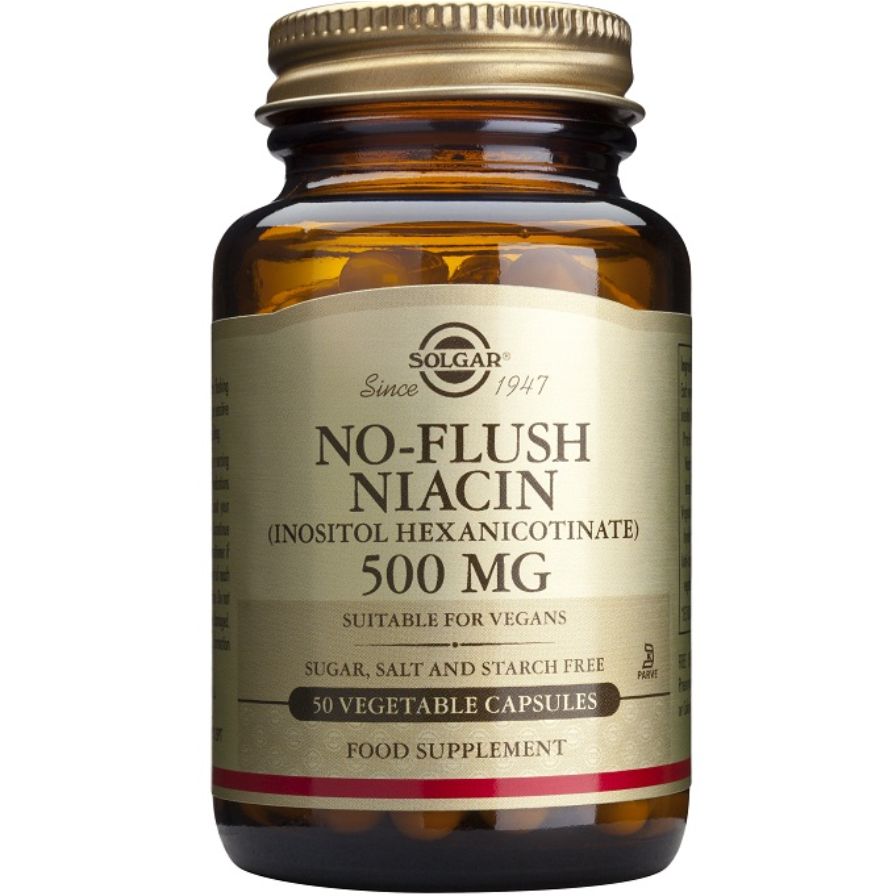 No Flush Niacina 500 Mg 50 Cápsulas | Solgar