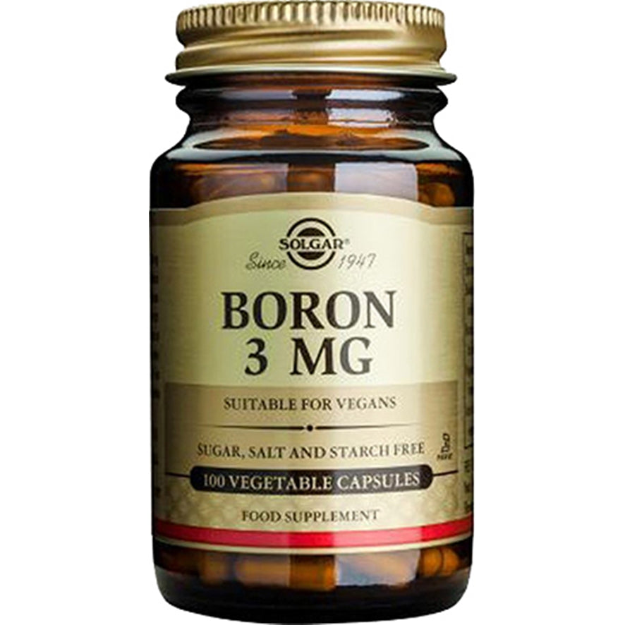 Boro 3 Mg 100 Capsulas | Solgar - Dietetica Ferrer