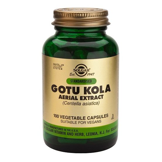 Extracto Aereo de Gotu Kola 100 Capsulas | Solgar - Dietetica Ferrer