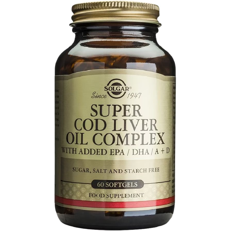 Super Cod Liver Oil Complex 60 Capsulas | Solgar - Dietetica Ferrer