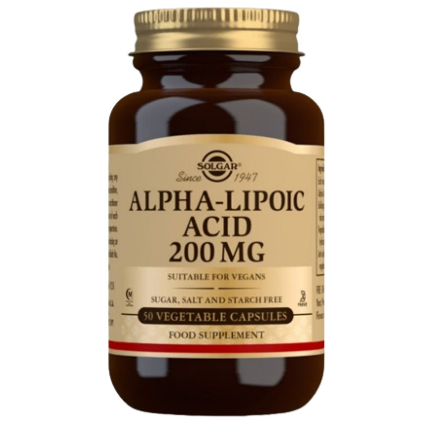 Alpha Lipoic Acid 200 Mg 50 Capsulas | Solgar - Dietetica Ferrer