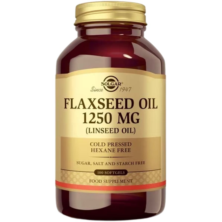 Aceite de Linaza 100 Perlas | Solgar - Dietetica Ferrer