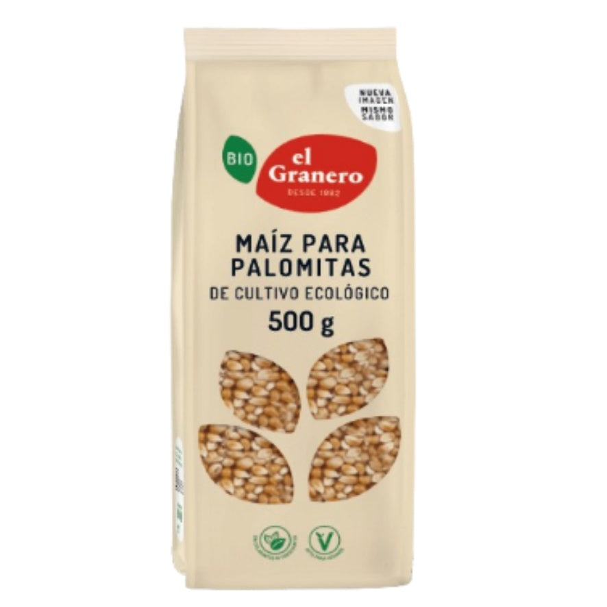 Maiz Para Palomitas Bio 500 gr | El Granero Integral - Dietetica Ferrer