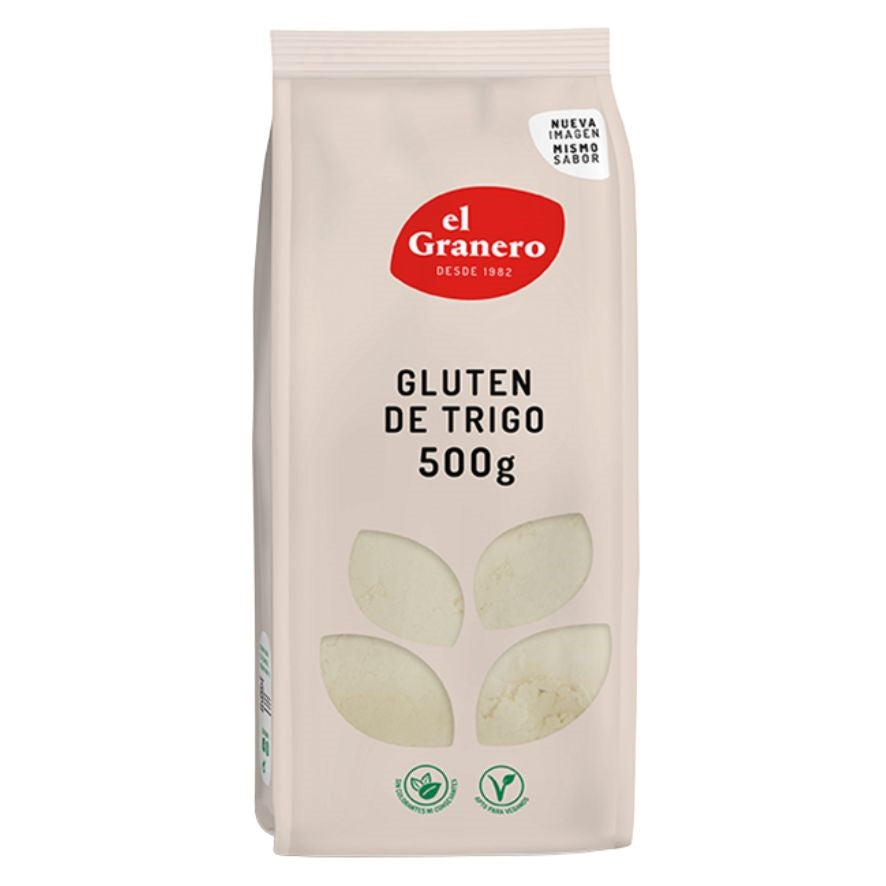 Gluten de Trigo 500 gr | El Granero Integral - Dietetica Ferrer
