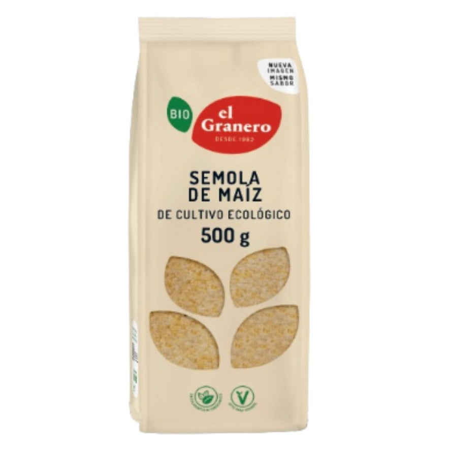 Semola de Maiz Integral Bio 500 gr | El Granero Integral - Dietetica Ferrer