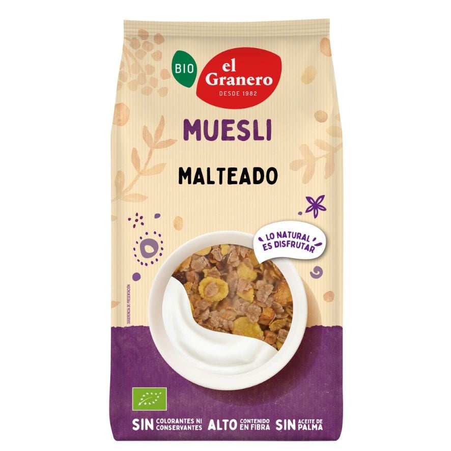 Muesli Malteado Bio 400 gr | El Granero Integral - Dietetica Ferrer