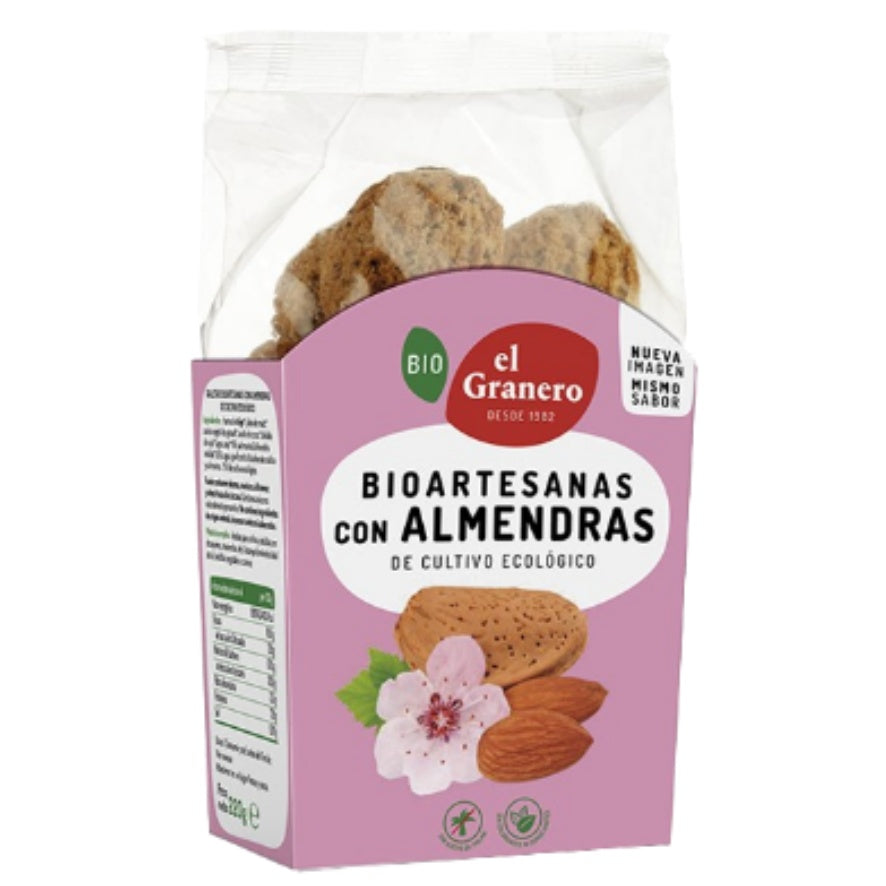 Bioartesanas Con Almendra Bio 220 gr | El Granero Integral - Dietetica Ferrer