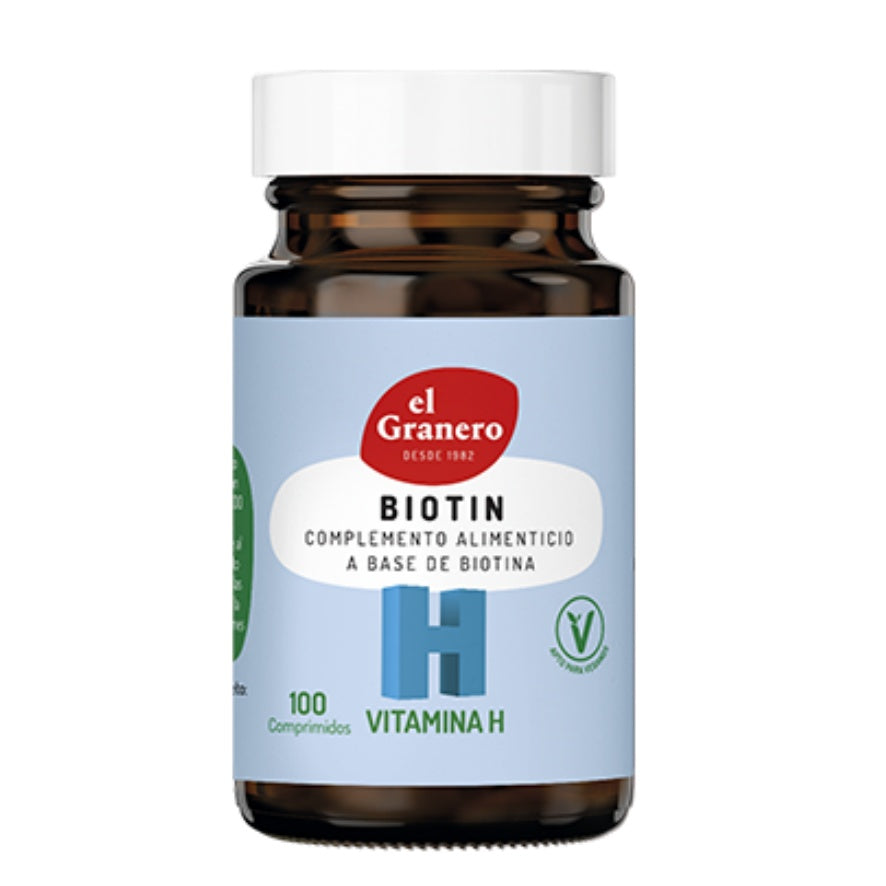 Biotin H 100 Comprimidos | El Granero Integral