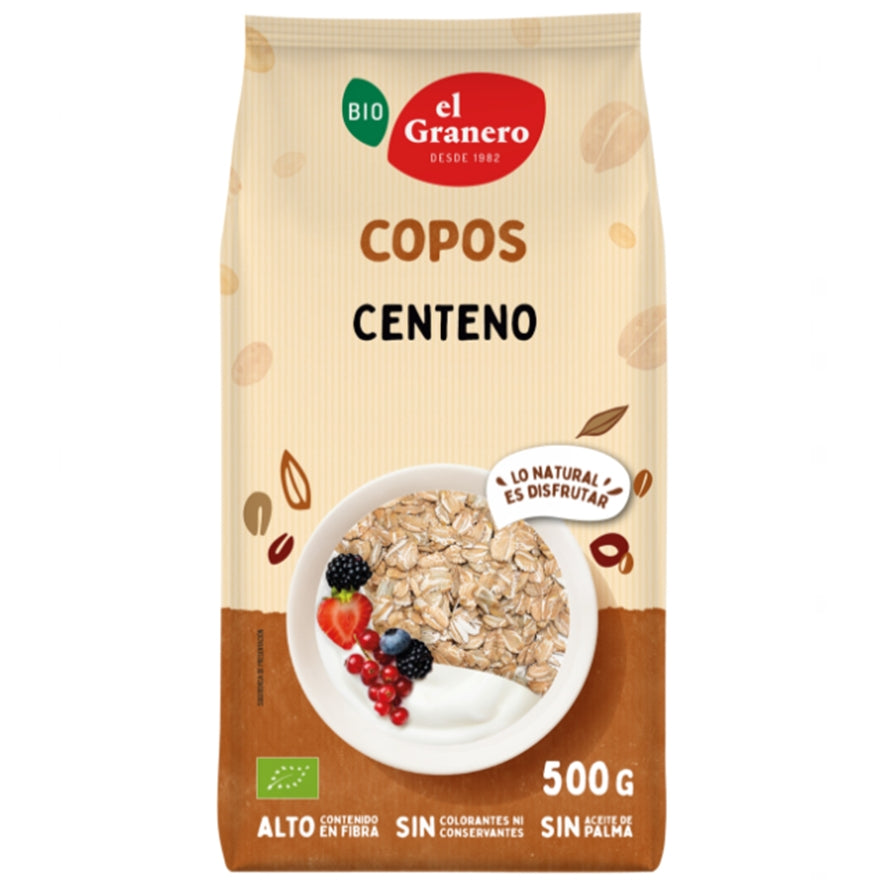 Copos de Centeno Bio 500 gr | El Granero Integral