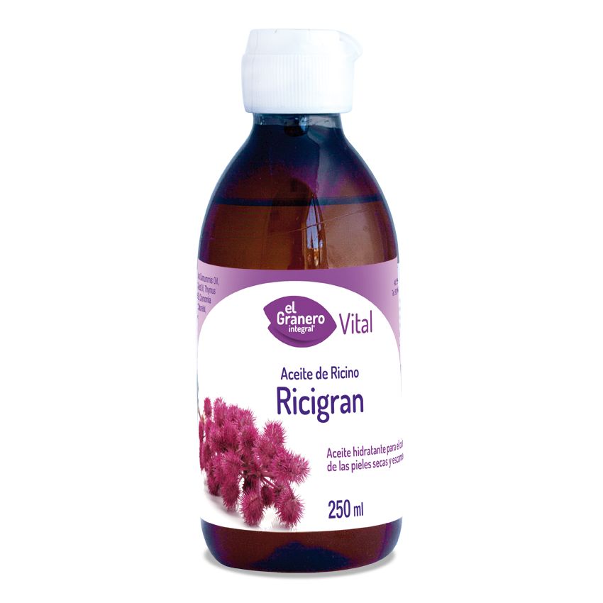 Ricigran Aceite de Ricino 250 ml | El Granero Integral - Dietetica Ferrer