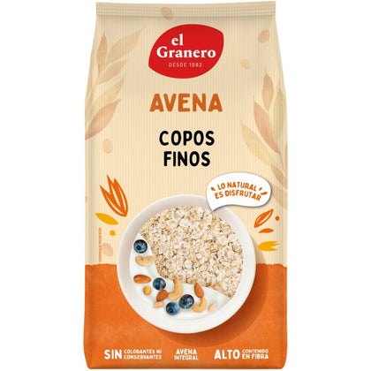 Copos Suaves de Avena Integral 1 Kg | El Granero Integral