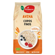 Copos Suaves de Avena Integral Ecológicos | El Granero Integral - Dietetica Ferrer