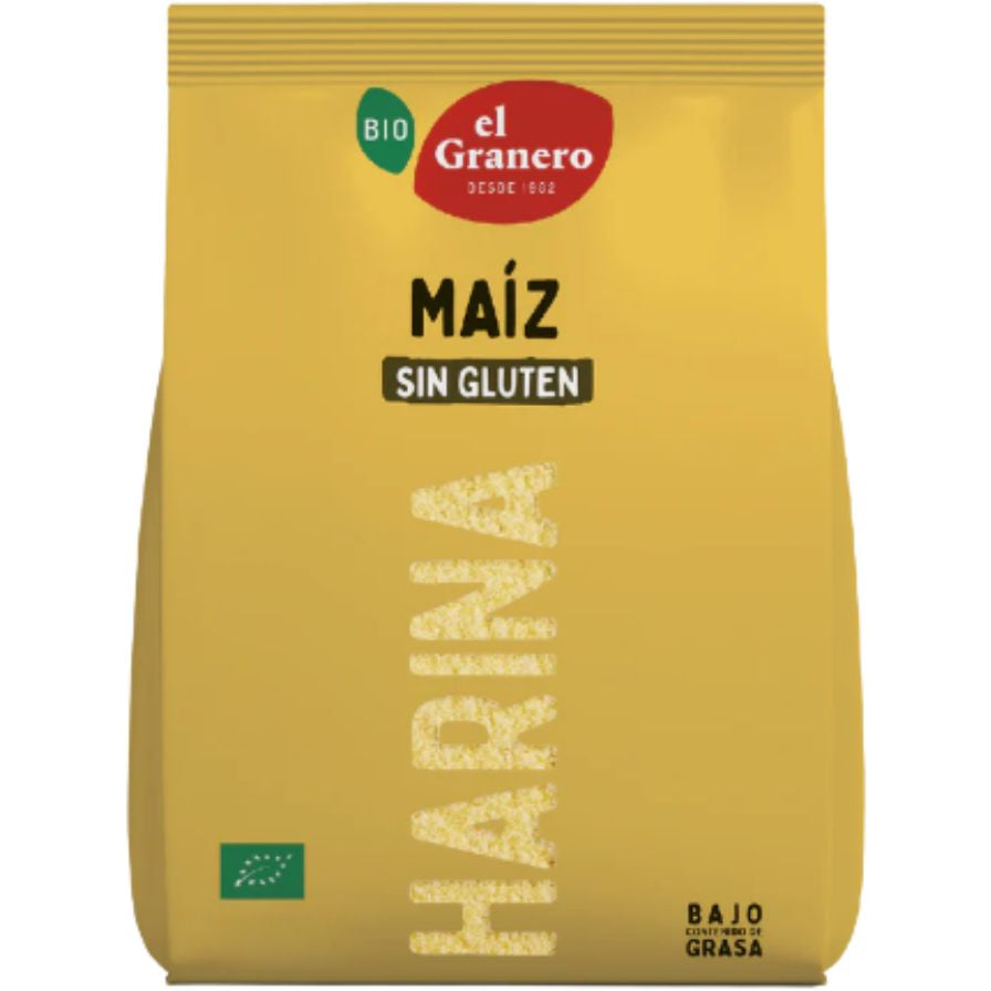 Harina de Maiz Bio 500 gr | El Granero Integral
