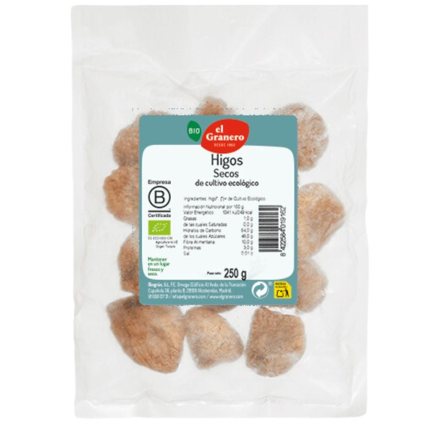 Higos Secos Bio 250 gr | El Granero Integral