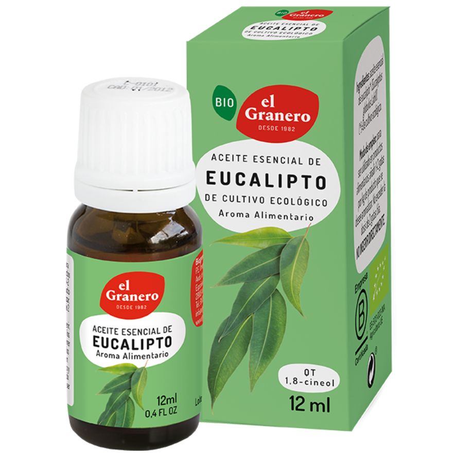 Aceite Esencial de Eucalipto Bio 12 ml | El Granero Integral