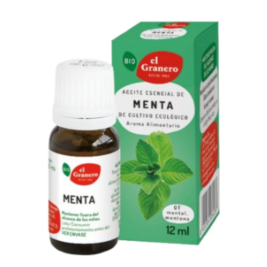 Aceite Esencial de Menta Bio 12 ml | El Granero Integral - Dietetica Ferrer