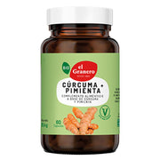 Curcuma + Pimienta Bio Capsulas | El Granero Integral - Dietetica Ferrer
