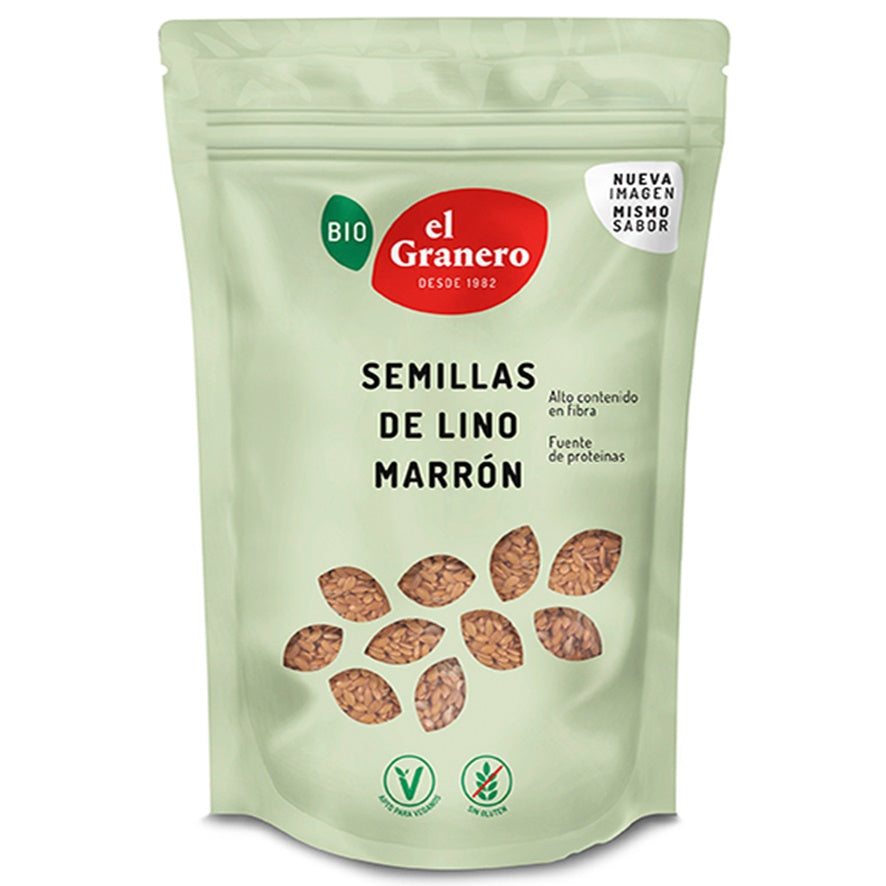 Semillas de Lino Marron Bio 400 gr | El Granero Integral