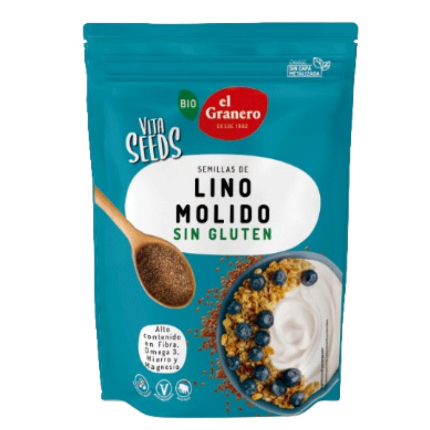 Vitaseeds Lino Molido Bio 300 gr | El Granero Integral