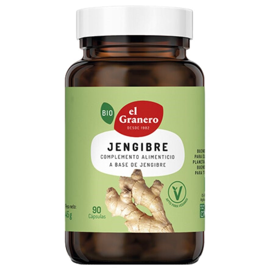 Jengibre Bio 90 Capsulas | El Granero Integral