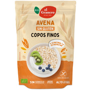 Copos Suaves de Avena Integral sin Gluten Bio 500 gr | El Granero Integral - Dietetica Ferrer