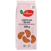 Lentejas Rojas 500 gr Bio | El Granero Integral