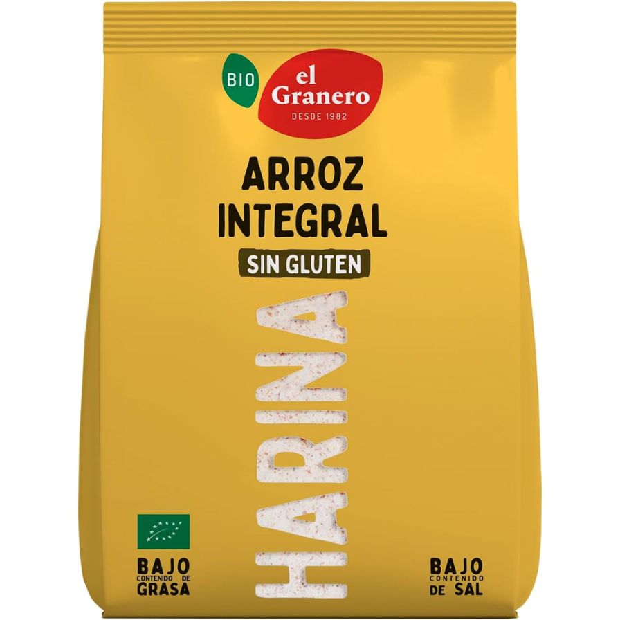 Harina de Arroz Bio 500 gr | El Granero Integral