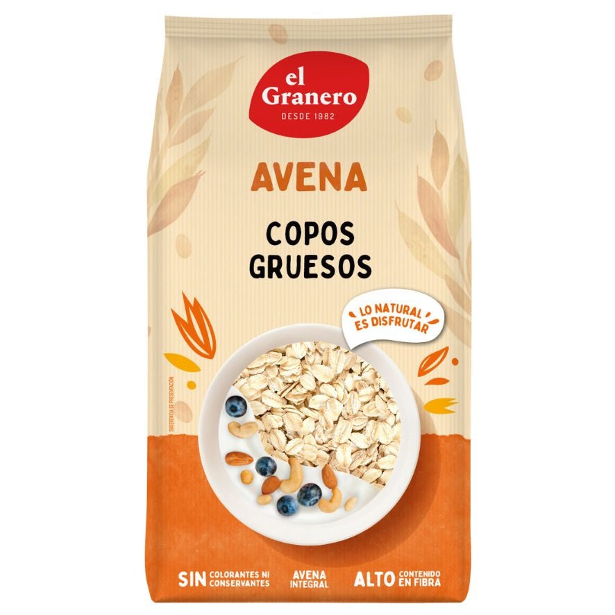 Copos de Avena Integral 1 Kg | El Granero Integral
