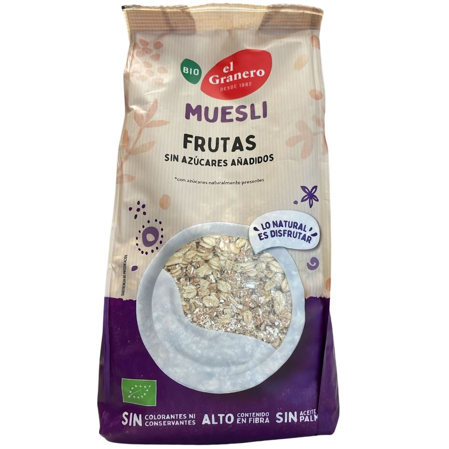 Muesli Frutas Bio 500 gr | El Granero Integral
