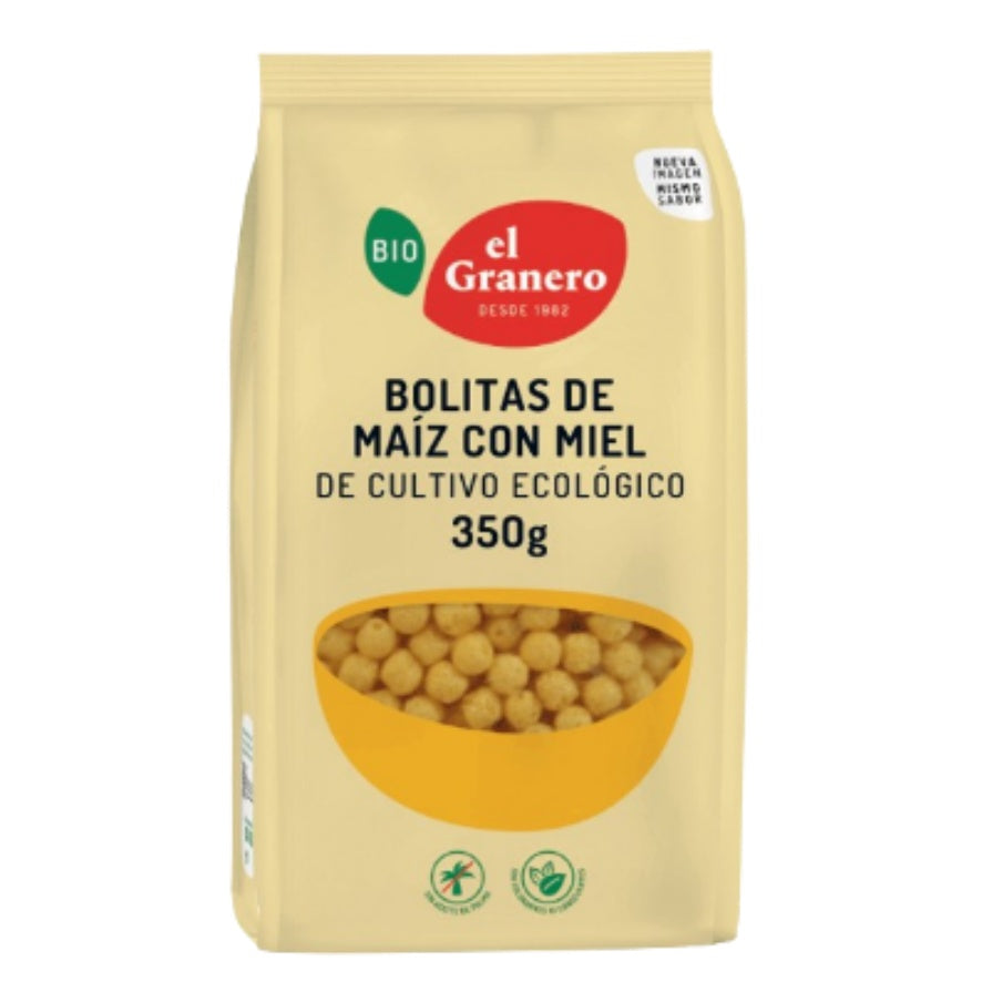 Bolitas de Maiz Con Miel Bio 400 gr | El Granero Integral