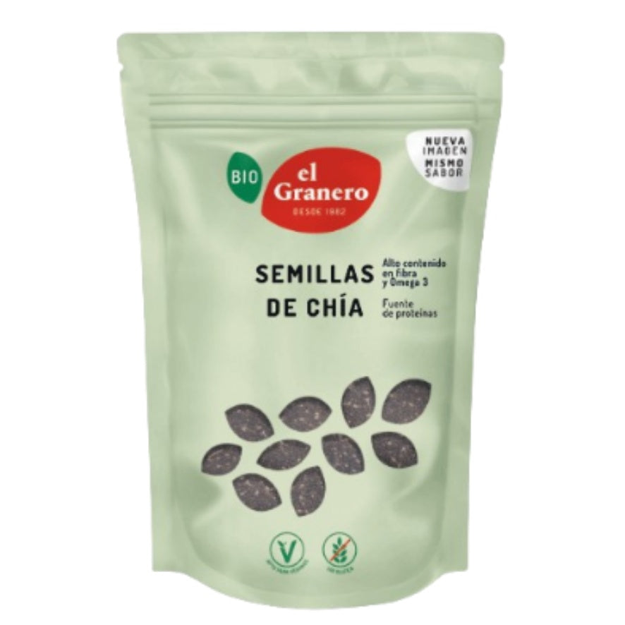 Semillas de Chia Bio 500 gr | El Granero Integral - Dietetica Ferrer