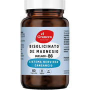 Bisglicinato De Magnesio Con B6 60 Cápsulas | El Granero Integral