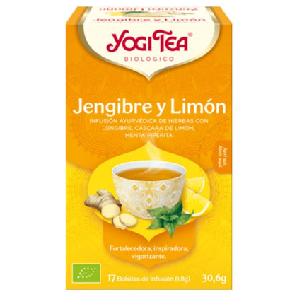 Infusión de Jengibre y Limon Bio | Yogi Tea - Dietetica Ferrer