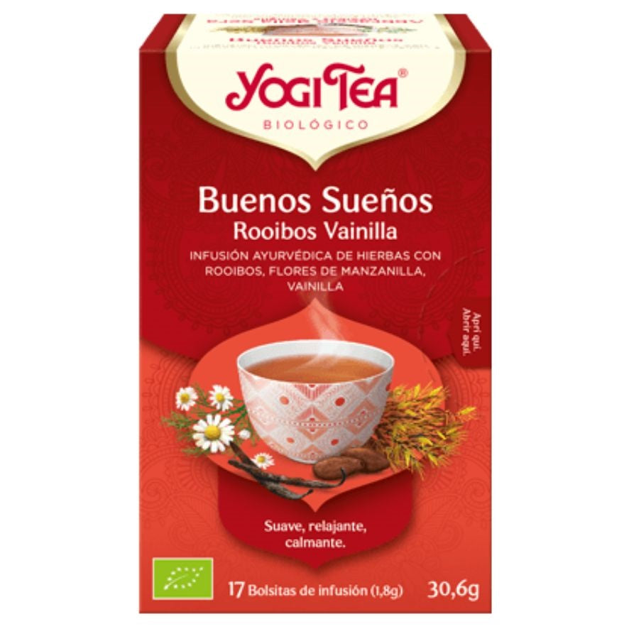 Te Rooibos Vainilla Buenos Sueños Bio | Yogi Tea - Dietetica Ferrer